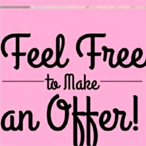 Thanks for looking! Reasonable offers are WELCOME!